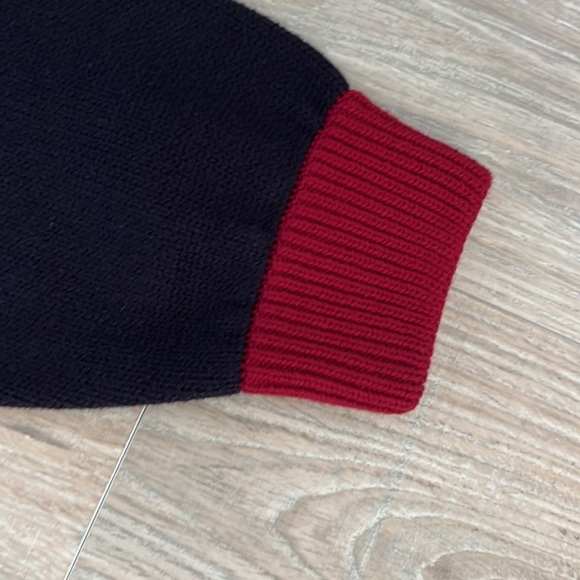 Tommy Hilfiger L Navy and Red 💯 cotton Classic 90s - Picture 8 of 12